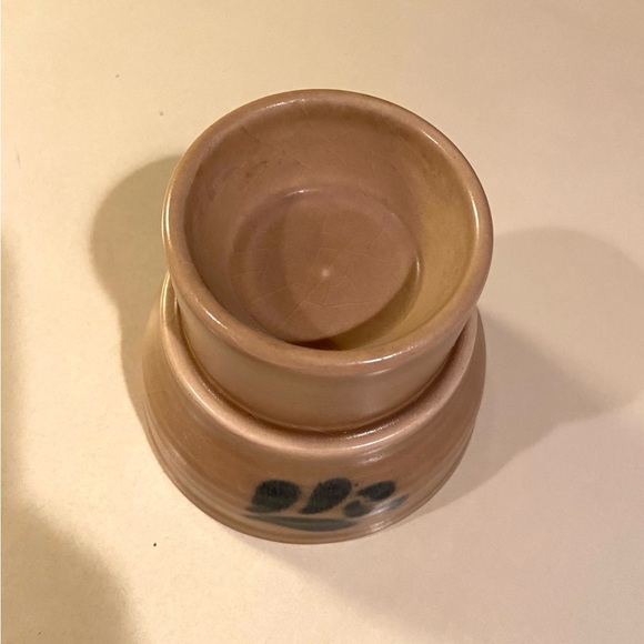 Vintage Pfaltzgraff Folk Art Pattern Hurricane Lamp Base - Picture 3 of 6